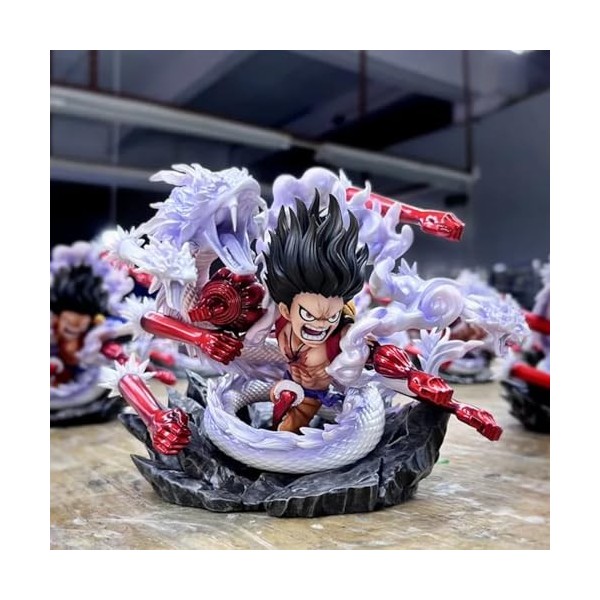 BeLLaq 15cm Figurine WCF Gear 4 Way Fly Action Figurine PVC Caoutchouc Serpent Homme Neuf têtes Anime Collection modèle poupé