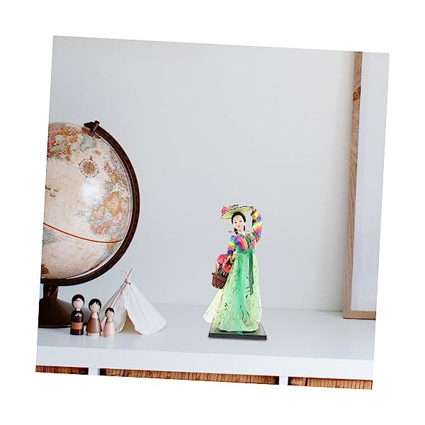 Abaodam Artisanat Hanbok Poupée Décoration Coréenne Hanbok Poupée Hanbok Poupées Figurine Jouet