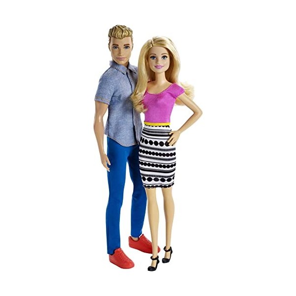 Barbie Et Ken, Coffret 2 Poupées, Jouet Pour enfant, Dlh76 Exclusivité sur Amazon