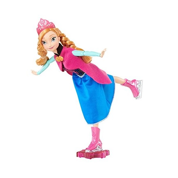 Disney Princesses - Reine Des Neiges - CBC62 - Poupée Mannequin - Princesse Anna - Reine Du Patinage