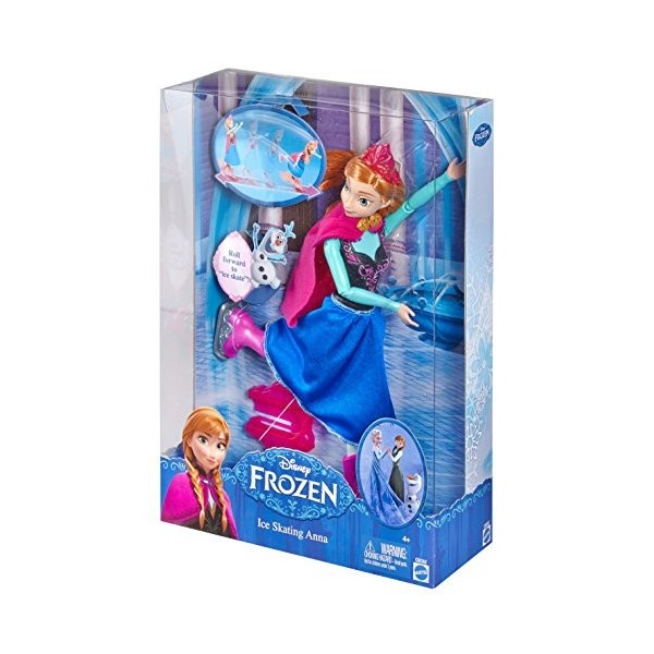 Disney Princesses - Reine Des Neiges - CBC62 - Poupée Mannequin - Princesse Anna - Reine Du Patinage