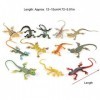 Garosa 12pcs / Set Figurine Petit Lézard en Plastique Coloré Jouet Animal Modèle Insectes Sauvage Marin Jouet éducatif - Dive