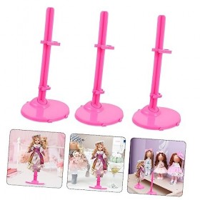 ibasenice 9 Pièces Support De Poupée Jouet Bébé Poupée Vêtements Suspendus Support Support Blanc Présentoir Aew Figurines Ban