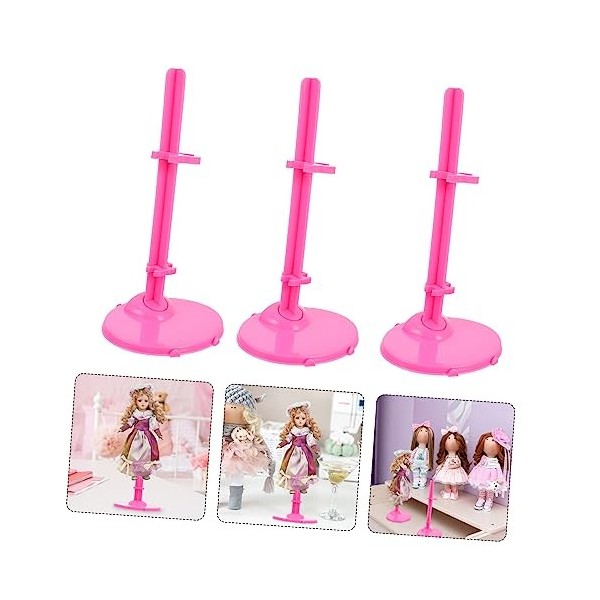 ibasenice 9 Pièces Support De Poupée Jouet Bébé Poupée Vêtements Suspendus Support Support Blanc Présentoir Aew Figurines Ban