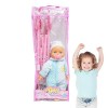 Poussette de poupée pour bébés,Ensemble de landau pliant Soft Body Babies Doll inclus Fun Play Combo Set - Funny Girl Play Ho