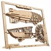 UGEARS 2.5D Zeppelin encadré - Kit de modèle en Bois davion Classique avec hélices Mobiles et stabilisateurs - Kits de modèl