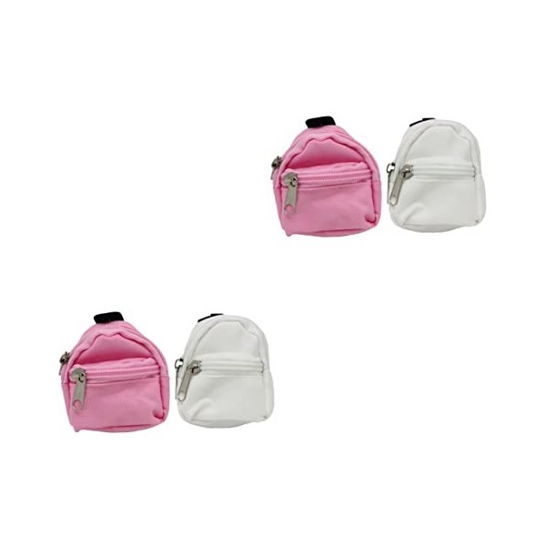 ibasenice 10 Pièces Sac Décole De Simulation Portefeuille De Cas Didentité Petite Pochette De Monnaie Porte-clés Sac à Main
