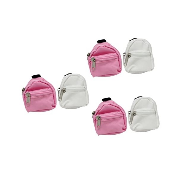 ibasenice 10 Pièces Sac Décole De Simulation Portefeuille De Cas Didentité Petite Pochette De Monnaie Porte-clés Sac à Main