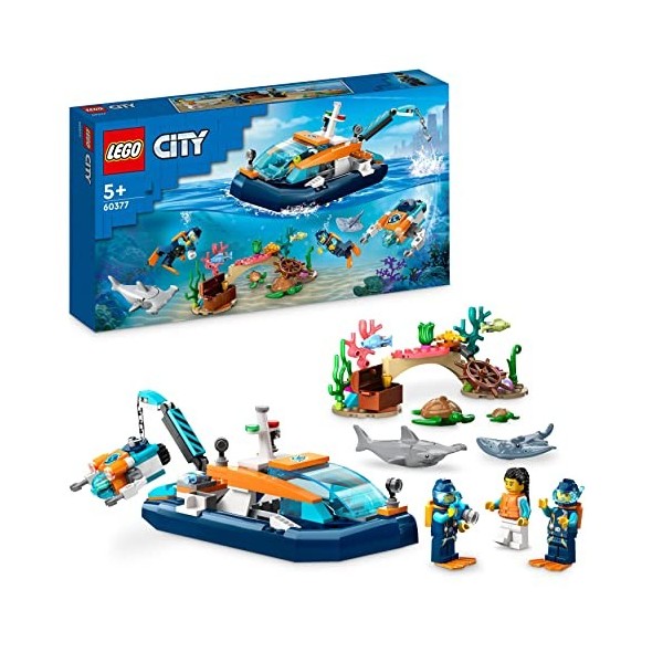 LEGO 60377 - Bateau Exploration sous-Marine City
