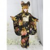 TPMOCS Vêtements de poupées BJD 1/3 1/4 1/6 Kimono pour poupées BJD 30cm 45cm 60cm Color : K, Size : 1/6 