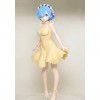 OneOneSay Figurine danime Re:Zero REM Jaune Saphir Ver. Jolie Fille Figurine Modèles de Personnages danime/Statues PVC Joue