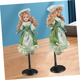 ABOOFAN 8 Pièces Mannequin Noir À Hauteur Réglable Jouets De Poupée Support De Poupée Organisateurs Poupées Ombre Haute Poupé