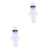Toyvian 4Pcs Infirmière Jouet De Prévention des Épidémies Mini Poupées Mini Bébés Poupées Jouets pour Enfants Infirmière Poup