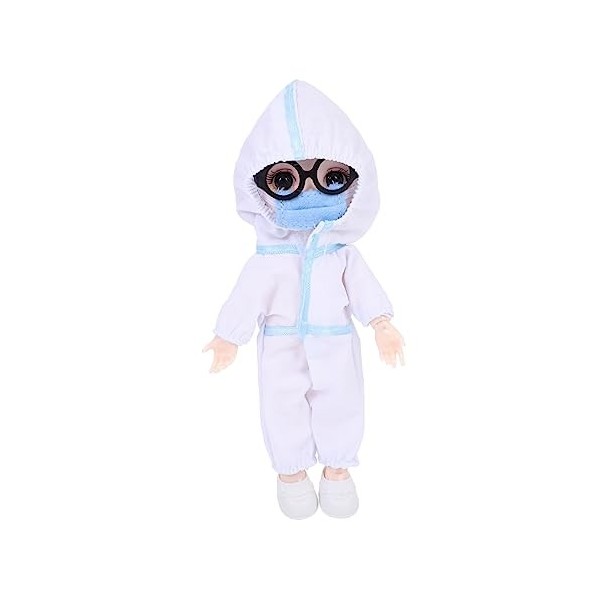 Toyvian 4Pcs Infirmière Jouet De Prévention des Épidémies Mini Poupées Mini Bébés Poupées Jouets pour Enfants Infirmière Poup