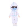 Toyvian 4Pcs Infirmière Jouet De Prévention des Épidémies Mini Poupées Mini Bébés Poupées Jouets pour Enfants Infirmière Poup