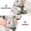 ibasenice 2 Pièces Peluche Poupée danimaux De Dessin Animé Oreiller danimaux Doudou Coussin Douillet Décoration De Maison P