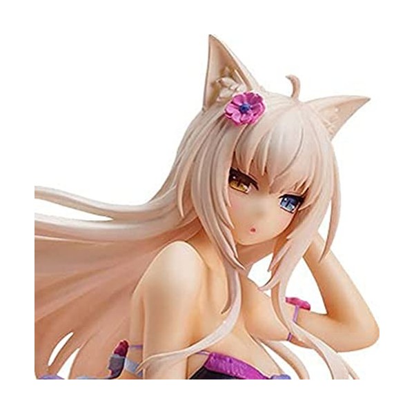 PIELUS Anime Figure Girl Nekopara -Azuki/Coconut- 1/12 Maillot de Bain Ver. Poupée Jouets Modèle Collectibles Statue Décor Ac