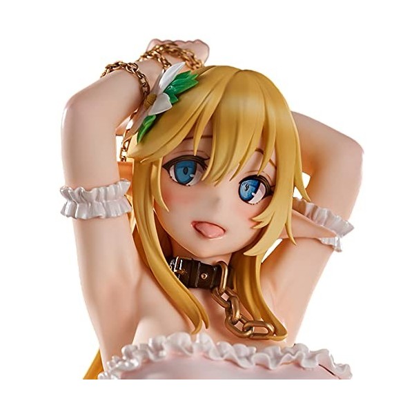 IMMANANT Anime Figure Fille Statue Ecchi Figure Toroware No Elf Figure Complète Jouet Amovible Vêtements Mignon Poupée Décor 