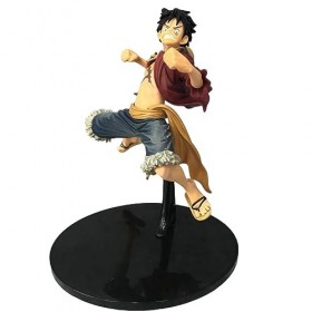 KAMFX Figurine dune Seule pièce Luffy Posture de Combat Chiffre danime Figurine Dessin animé Statuette en PVC Jouet de Coll