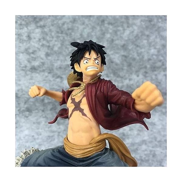 KAMFX Figurine dune Seule pièce Luffy Posture de Combat Chiffre danime Figurine Dessin animé Statuette en PVC Jouet de Coll