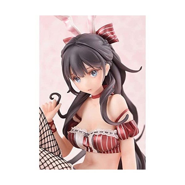 BOANUT Ecchi Figure Waifu Figure Anime Figure Statues Ecchi Figure Bunny Sarah Statue Animée Résille Cuisse Haute Bas Modèle 