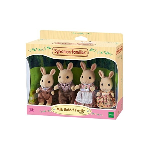 Sylvanian Families - 4108 - Set de Figurines - Famille Lapin Crème