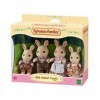 Sylvanian Families - 4108 - Set de Figurines - Famille Lapin Crème