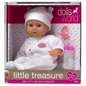 Dolls World Petit trésor Monde des poupées Blanc 