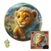 UNIDRAGON Original Puzzle en Bois - Bubblezz Renard, 30 pcs, 9.8 х 9.8 Pouces 25 х 25 cm , Cadeau Bebe Fille et Garçon, Jeux