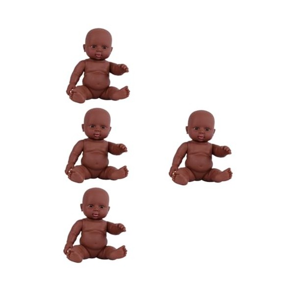 Toyvian 2 Pièces Jouets pour Enfants Jouets pour Bébés Bébé Poupée pour Filles Bébé Poupée Jouets Parent-Enfant Cadeau Nouvea