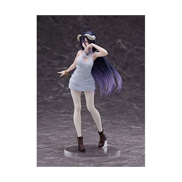 IMMANANT Chiffre danime Figurine ECCHI Overlord IV - Albedo - Figurine Coreful - Knit Onepiece Ver. Fille sexy Modèle de per