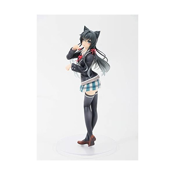 NATSYSTEMS Chiffre danime Yukinoshita Yukino- Nekomimi Seifuku Ver. Jolie poupée Modèle Décor Personnage Comique Collection 