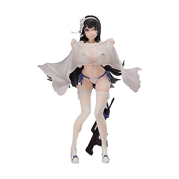BRUGUI Anime Figure Original Character Girls Frontline Type 95 Swimsuit - Xia Mingchan - 1/12Ver. Décoration Mignonne de Sta
