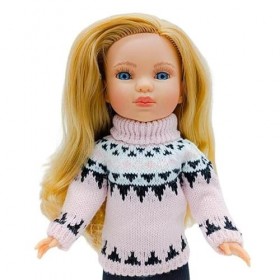 Poupée Simona 40 cm Modèle 2022 100% Vinyle avec Leggins et Jersey Design Édition Spéciale Limitée, Vêtements valables pour P