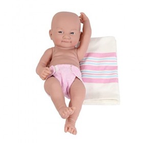 vsilay Réaliste pour poupée, expressions multiples en silicone pour poupée, nouveau-né pour poupée, comprend les têtes, les j