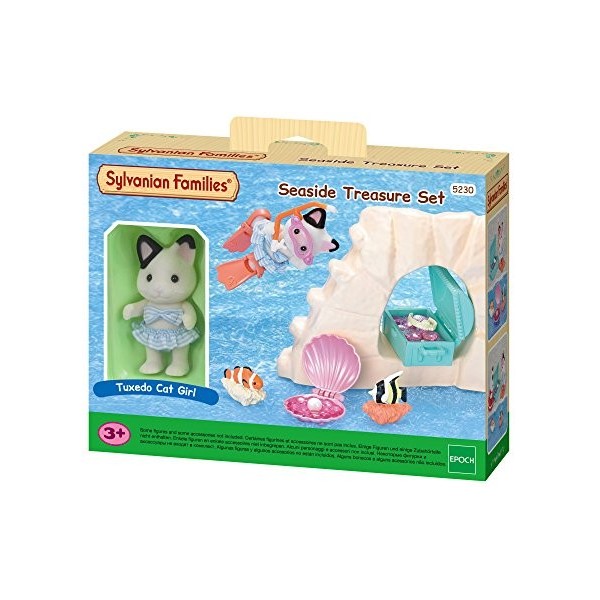 SYLVANIAN FAMILIES - 5230 - La chasse au Trésor aquatique et figurine, Accessoires Multicolore