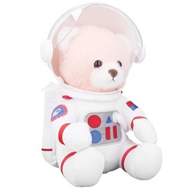 Jopwkuin Poupée Astronaute, 11,81 Pouces au Toucher Doux Space Bear Doll Décoration Parfaite pour Les Enfants pour Un Cadeau 