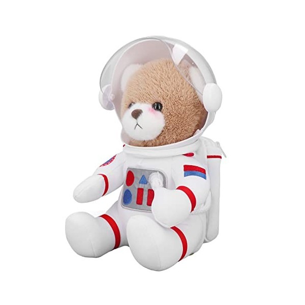 Jopwkuin Poupée Astronaute, 11,81 Pouces au Toucher Doux Space Bear Doll Décoration Parfaite pour Les Enfants pour Un Cadeau 