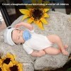 Poupée bébé Fille, Poupée bébé nouveau-né Fille de Simulation en Silicone Réaliste de 12 Pouces pour la Fête pour Collectionn