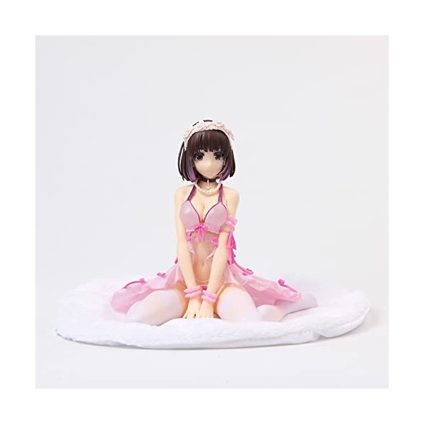 PIELUS Figurine Ecchi -Kato Megumi- 1/7 Lingerie Ver. Figure de Fille danime Figurines daction Collection de poupées Modèle
