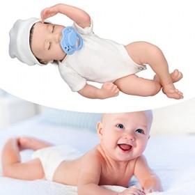 LBEC Poupée bébé Interactive pour Fille, poupée bébé Nouveau-né posable Vinly Lifelike Bathable 12 Pouces pour Les Enfants po