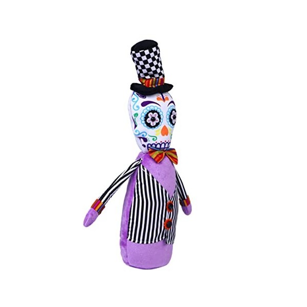 ibasenice Poupée Crâne dhalloween Poupées dhalloween Jouets en Peluche dhalloween Peluche Poochita Animaux en Peluche pour