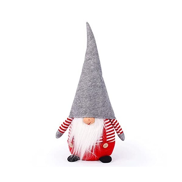 Style Nordique Suédois Fait À La Main Poupée Sans Visage Décoration De Noël Gnome, Chapeau De Feutre Tricoté Rudolph Noël Déc