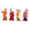 ibasenice 8 Pcs Bureau De Noël Micro Enfants Jouet Accessoires Décorations Figurines Style Peint Au Hasard Figurine Carnaval 