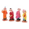 ibasenice 8 Pcs Bureau De Noël Micro Enfants Jouet Accessoires Décorations Figurines Style Peint Au Hasard Figurine Carnaval 