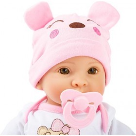 Small Foot 11522 Bébé poupée Fille avec Accessoires, Jouet de Jeu de rôle, avec Corps Souple, 5 pièces, Multicolore