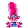 Hasbro- DreamWorks Trolls World Tour Poppy-Poupée Interactive, parlante et chantante avec Cheveux Mobiles-pour Filles et garç