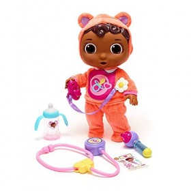 Disney Store Official Kit Docteur la Peluche Rétablis-toi Bébé Cece, 6 pcs, Contient poupée, stéthoscope, tétine, Otoscope, b