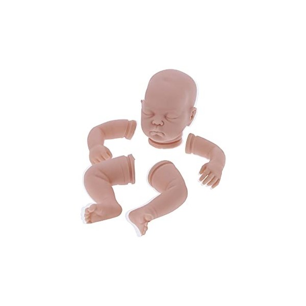 DAWH Kit de poupée bébé, Kits de poupée Reborn inachevés de Simulation de 19 Pouces pour poupées à Faire soi-même pour larti