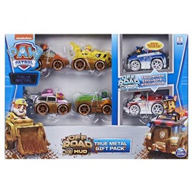 LA PAT PATROUILLE – PAT PATROUILLE TRUE METAL – Coffret de 6 voitures True Metal Pat Patrouille – Paw Patrol – 6058351 – J